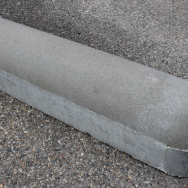 Parkeerstootband 20x20x100 dubbelzijdig grijs