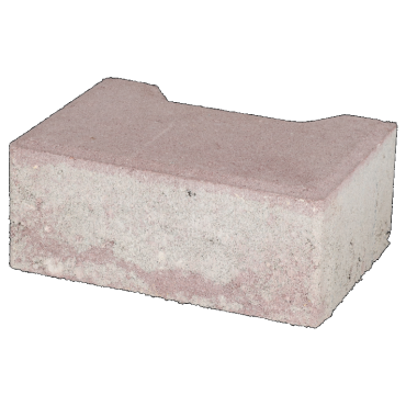 Ecotop Base Randsteen 20x13,4/11,5x8 normaal facet heidekleur KOMO PL2