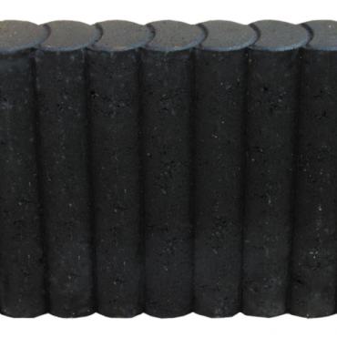 Rondoband Ø8x50x50 Antraciet