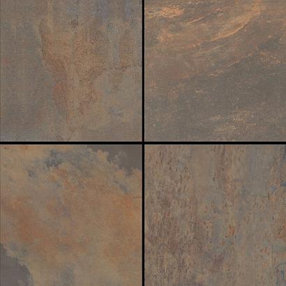 Keramische tegel | Cera3line | Peacock Copper | Roest Genuanceerd | 60x60x3 cm