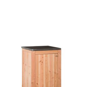 Buitenkeuken enkel 90 Excellent, 90 x 61,5 x 56 cm (HxBxD) met schap en deur, onbehandeld.