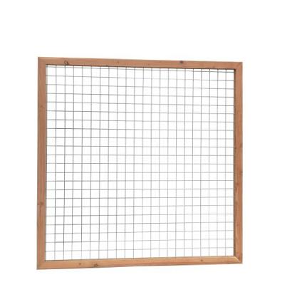 Douglas Betonijzertrellis met maas 7,5 x 7,5 cm, in raamwerk 4,5 x 7 cm, 180 x 180 cm, onbehandeld.