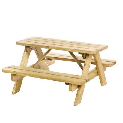 Junior picknicktafel Björn, bladmaat 90 x 38,5 cm, groen geïmpregneerd.