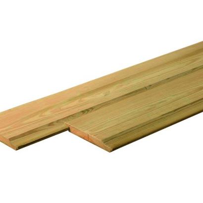 Scandinavisch vuren geschaafd rabat 1,9 x 14,5 x 540 cm, groen geïmpregneerd.