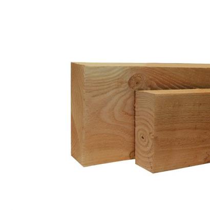 Douglas geschaafde gording 5,8 x 19,0 x 600 cm, groen geïmpregneerd.