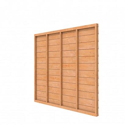 Douglas wandpakket tbv enkelzijdige wand Comfort/DHZ 246,5x224 cm, onbehandeld