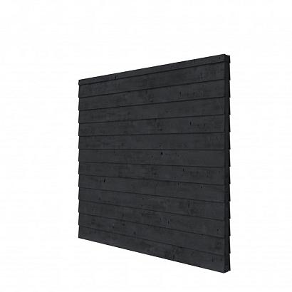 Douglas wandpakket tbv dubbelzijdige wand Comfort/DHZ 246,5x224 cm, zwart geïmpregneerd