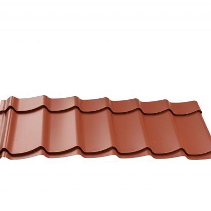 Dakpanplaten tbv Douglasvision kapschuur Comfort 500 x 320 cm, (19 M2), terracotta