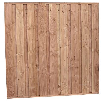 Douglas dichtscherm fijnbezaagd, 180 x 180 cm, onbehandeld