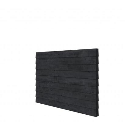 Douglas wandpakket tbv dubbelzijdige wand kapschuur Comfort 229x162 cm, zwart geïmpregneerd