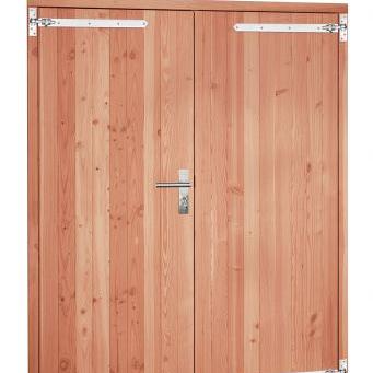 Redvision dubbele dichte deur inclusief kozijn, 168 x 201 cm.