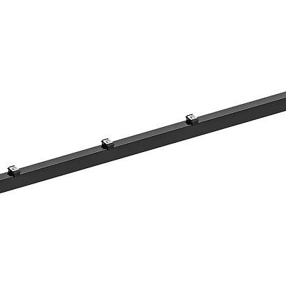 Hillfence metalen paal, inclusief aansluitingset en afdekkap, 6 x 4 x 160 cm, zwart.