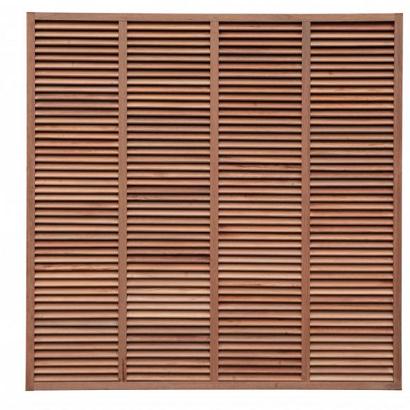 Hardhouten geschaafd tuinscherm Louvre, 180 x 180 cm.