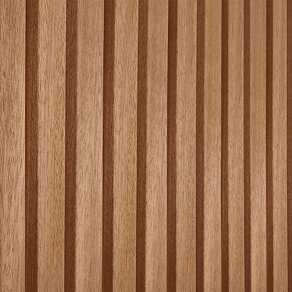 Set planken voor wand C met Thermo Triple profiel, ayous, hoogte 224 cm.