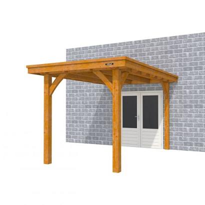 Buitenverblijf aan huis Excellent I, douglas, basismodel XXL/A, 207x392 cm, transparant gespoten.