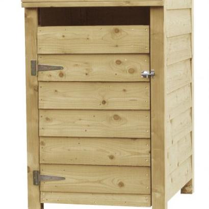 Containerkast enkel, 128,7 x 79,5 x 89 cm.