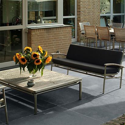 Blue Stone tegel gezoet + facet 80x80x3 cm.