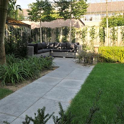 Blue Stone tegel antic finish 50x100x3 cm.