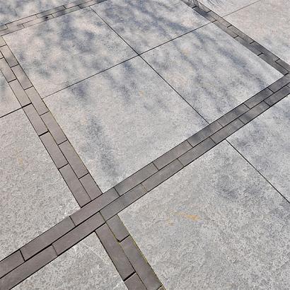 Blue Stone tegel gevlamd & geborsteld 60x120x3 cm.