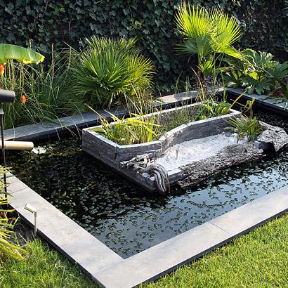 Blue Stone strook gezoet 20 cm breed 100x20x3 cm.