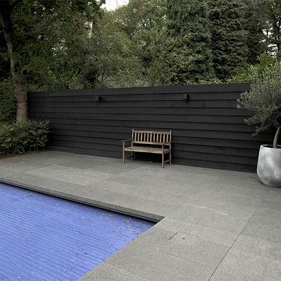 Orient Black randtegel gevlamd, RECHTE GEZOETE NEUS, type F recht