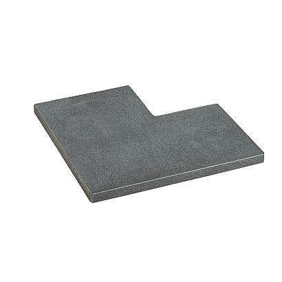 Orient Dark traptrede gezoet hoekstuk 50/35x15 cm.