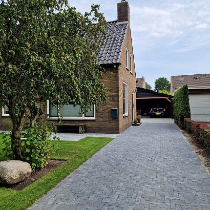 Stonique trommel dikformaat 6 cm antraciet