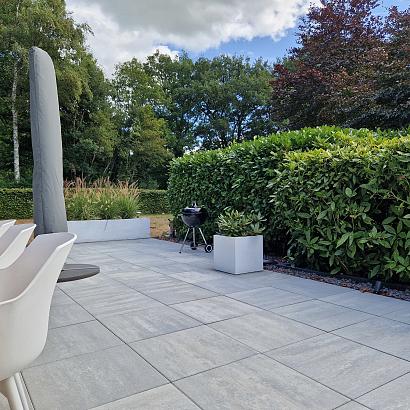 H2O comfort square 60x60x4 cm concrete