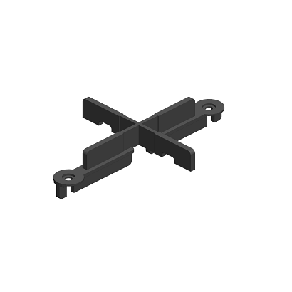 Structusol voegstuk C2X kruis voeg 2 mm