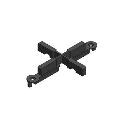 Structusol voegstuk C6X kruis voeg 6 mm