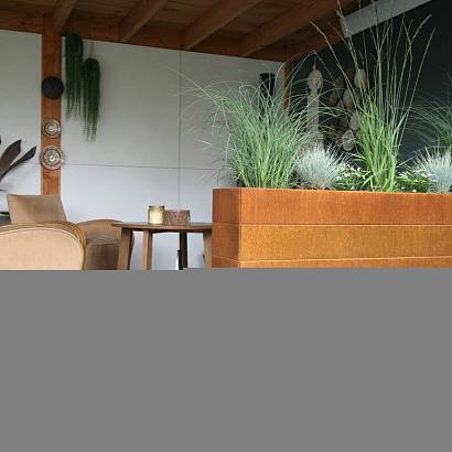 Plantenbak Modulair Corten 270x210x70 cm