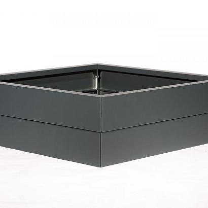 Plantenbak Modulair Antraciet 240x240x28 cm