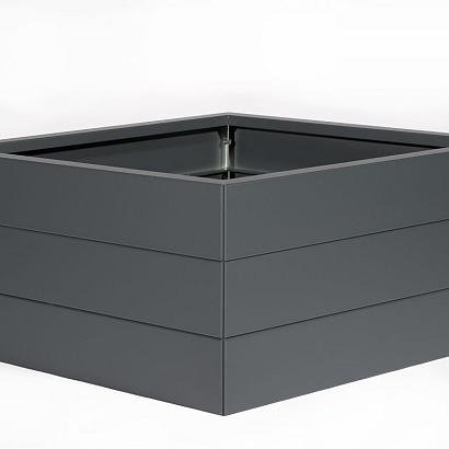 Plantenbak Modulair Antraciet 120x120x42 cm