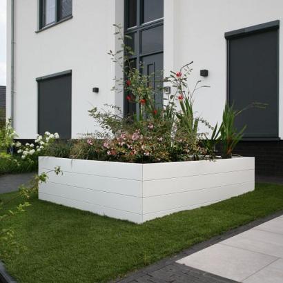 Plantenbak Modulair Wit 210x90x70 cm