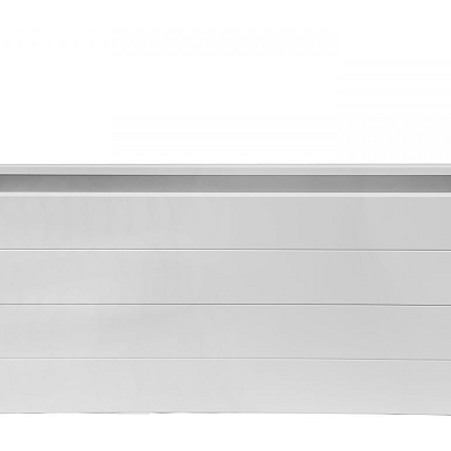 Bloembak - WIT 120x30x56 cm