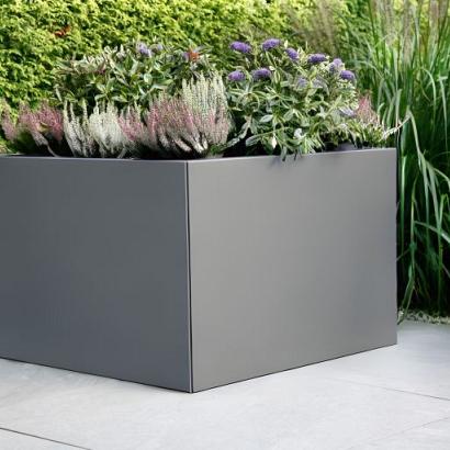 Plantenbak Vlak Antraciet 180x90x40 cm
