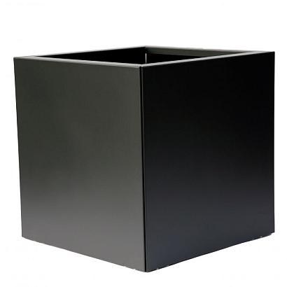 Plantenbak Vlak Grafietzwart 60x60x60 cm
