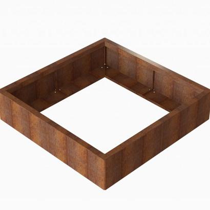 Plantenbak Module+ Corten 120x120x28 cm