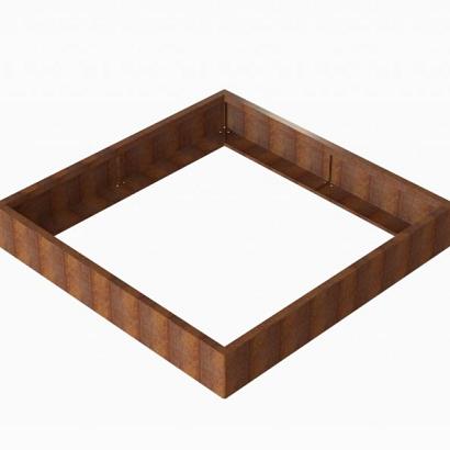 Plantenbak Module+ Corten 180x180x28 cm