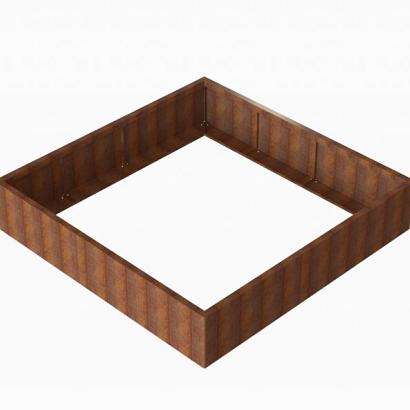 Plantenbak Module+ Corten 210x210x42 cm