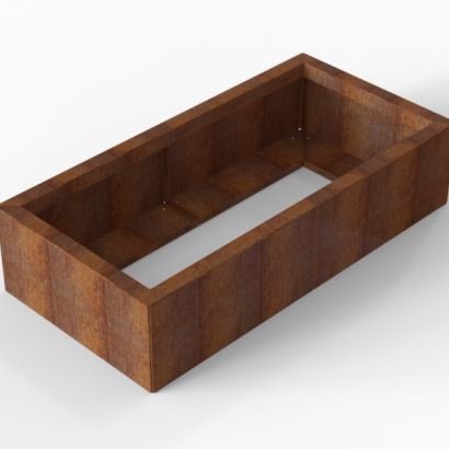 Plantenbak Module+ Corten 120x60x28 cm