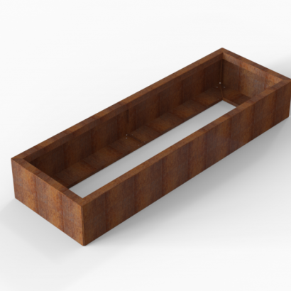 Plantenbak Module+ Corten 180x60x28 cm