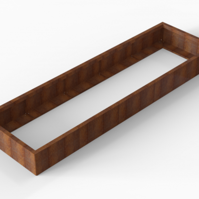 Plantenbak Module+ Corten 300x90x28 cm