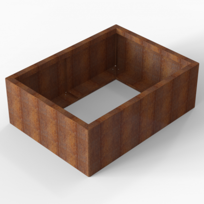 Plantenbak Module+ Corten 120x90x42 cm