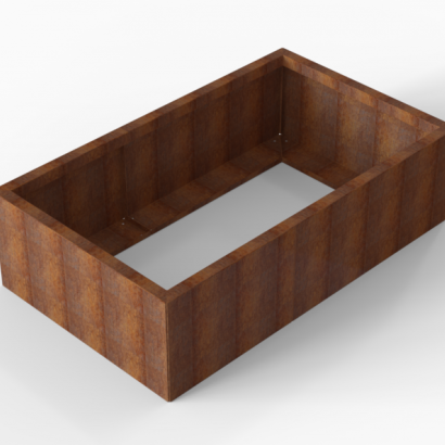 Plantenbak Module+ Corten 150x90x42 cm
