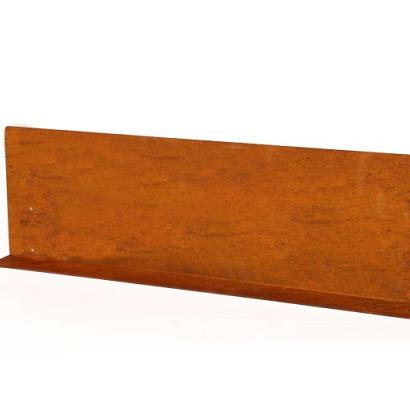 Kantopsluiting | Stroke (flg) | Corten | 300x10 cm