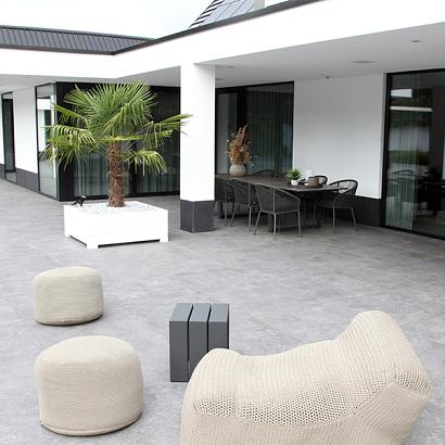 Solido Ceramica 30MM Disegno Antracite tegel 90x90x3 cm.