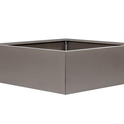 Plantenbak Vlak Taupe 150x150x40 cm