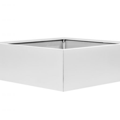 Plantenbak Vlak Wit 210x210x40 cm