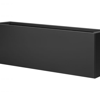 Bloembak vlak - GRAFIET ZWART 30X180X40
